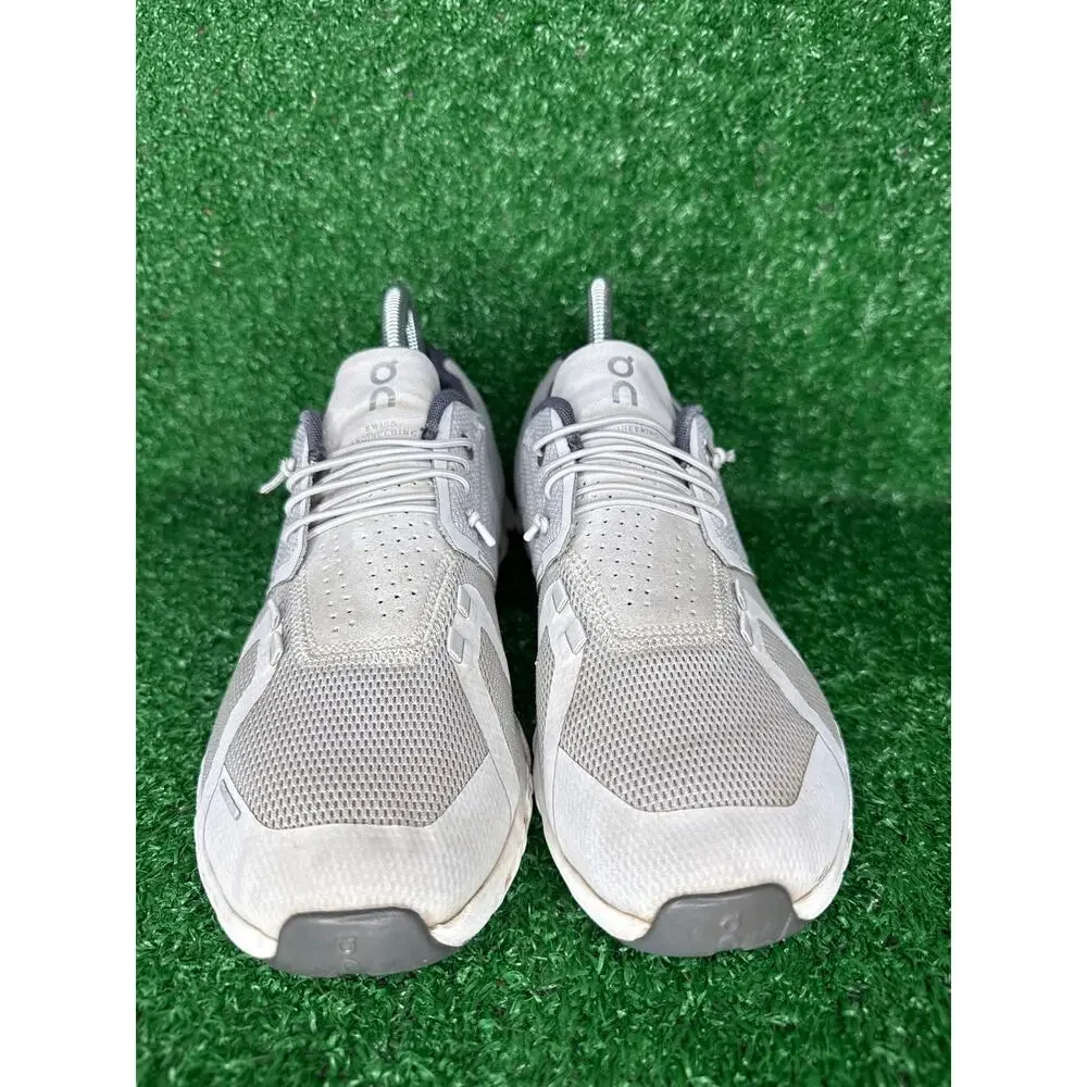 On Cloud 5 M Sz 7 W Sz 8.5 Glacier White Athletic Running Shoes Sneakers Comfort